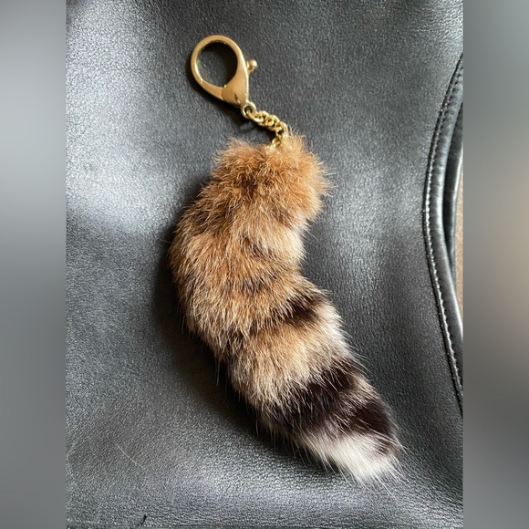 Accessories - Bobcat Tail Keychain with Gold Clasp